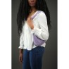 CHEMISIERS blanc dentelle transparent