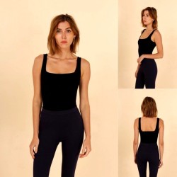 Body basic coton noir