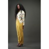 Pantalon jaune moutarde
