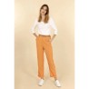 Pontalon avec ceinture orange