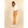 Pontalon avec ceinture orange