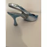 Escarpins à talons or et argent