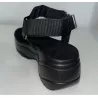Sandales compensées noires très confortables
